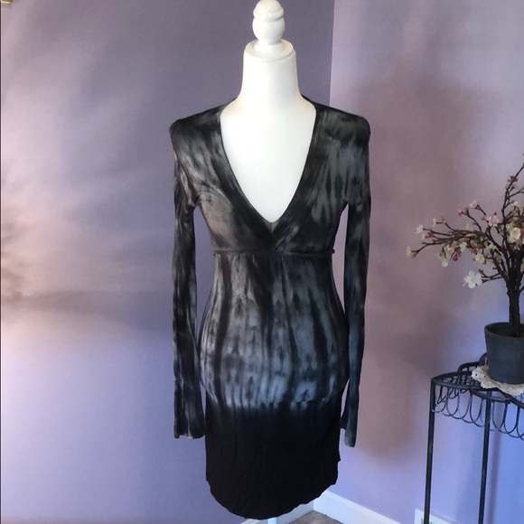 Southern Thread black and gray tie dye dress - Picture 1 of 5